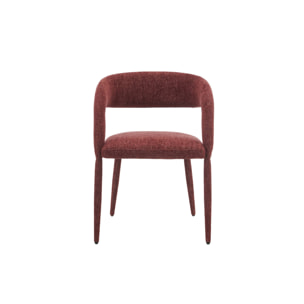 Fauteuil contemporain tissu (lot de 2) ALESSIA