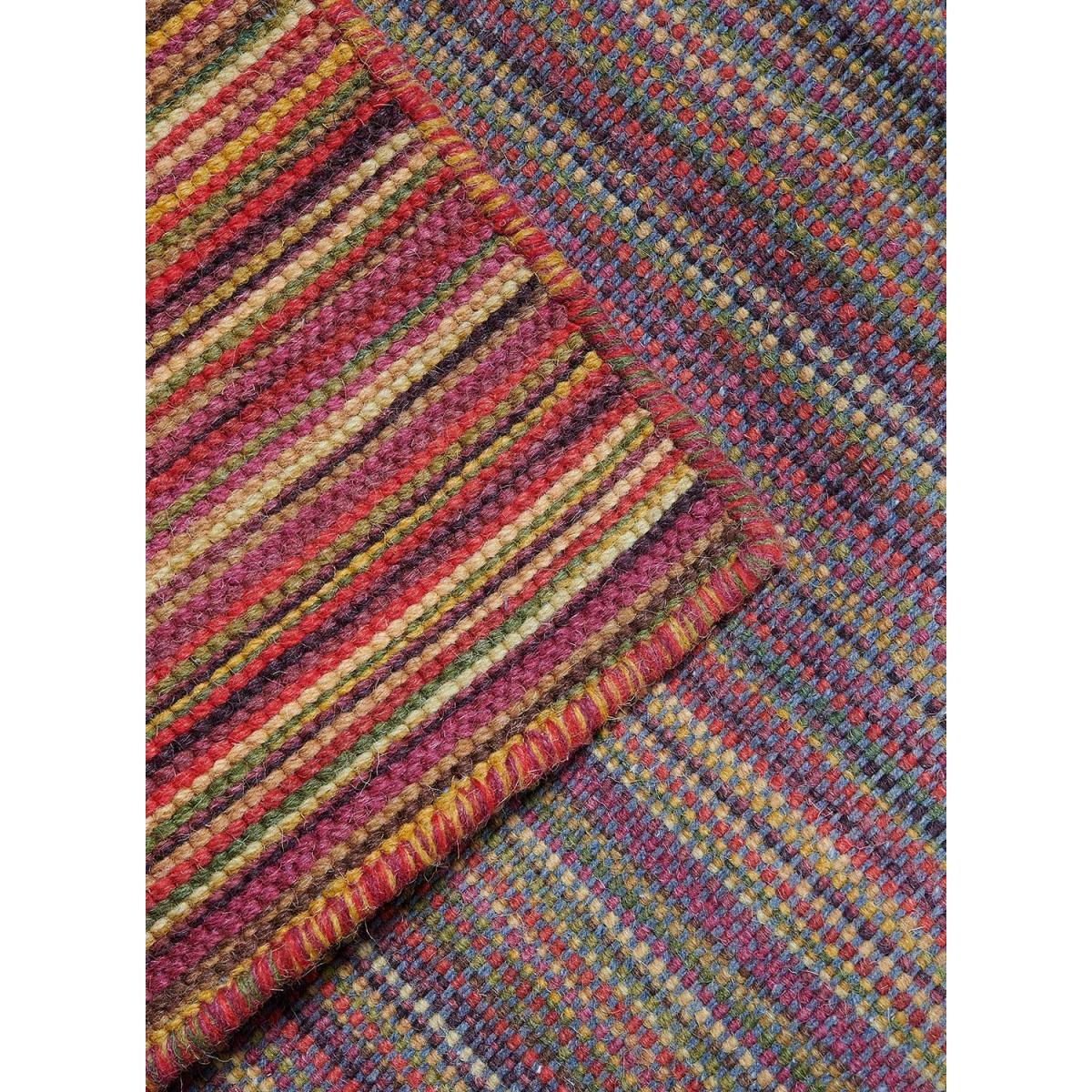 Tapis salon et chambre fait à la main en laine motif géométrique