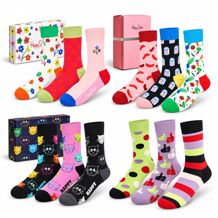 Set de 12 pares de calcetines, regalo original