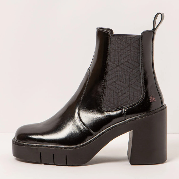 Botines 1983 NAPPA SHINNY BLACK/BERNA color Black