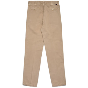 Pantaloni Robe di Kappa Uomo Beige Cary Peached Gabardine