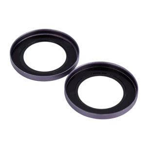 Protectores individuales de cristal templado para cámara de iPhone 16 / 16 plus.