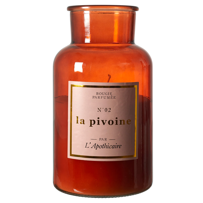 BOUGIE PARFUMEE PIVOINE H25.5CM