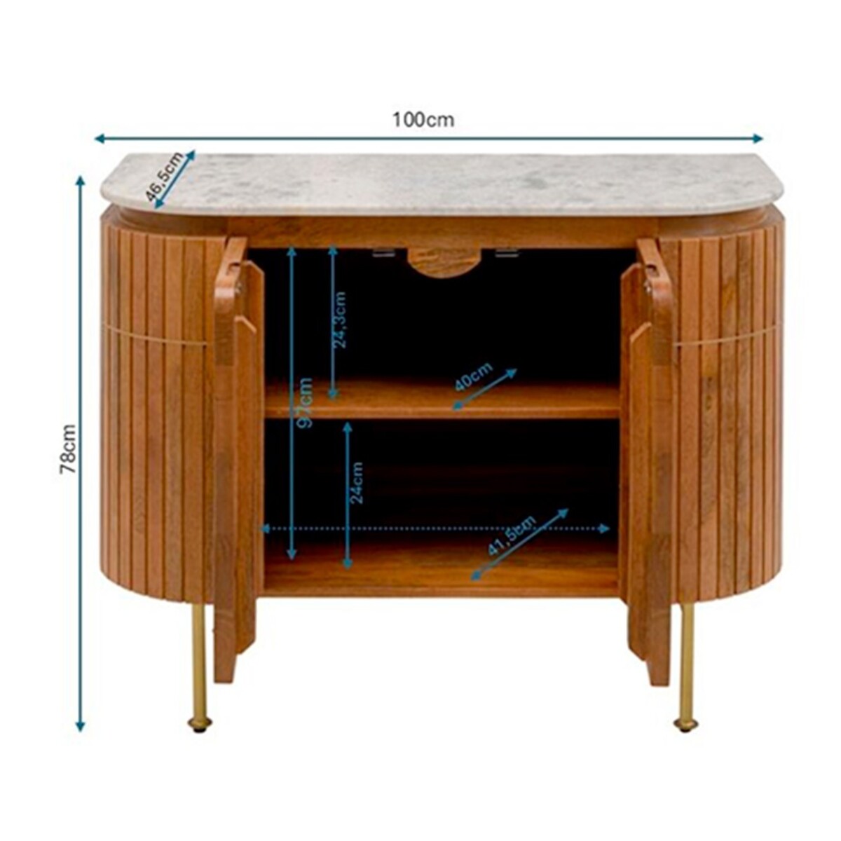 Buffet Grace 2 portes Kare Design