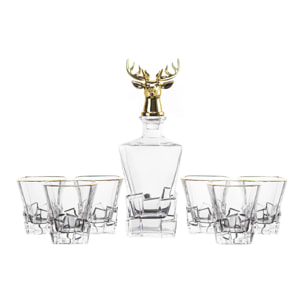 Set 7 Piezas Whisky Cristal 820 Ml