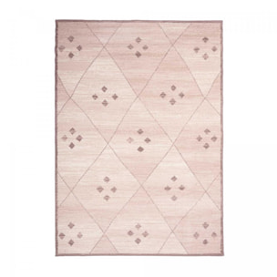 Tapis salon et chambre tissé motif berbère LUTO