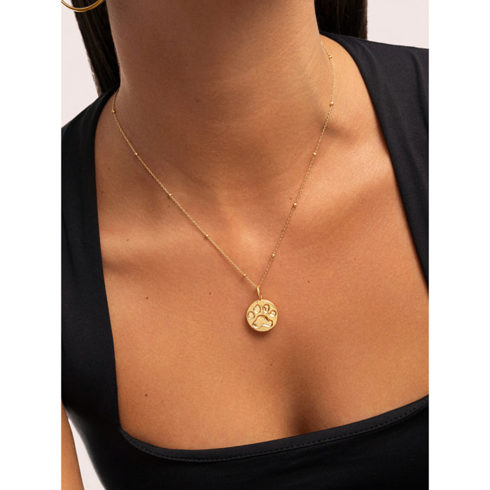 Charm Huella Baño Oro