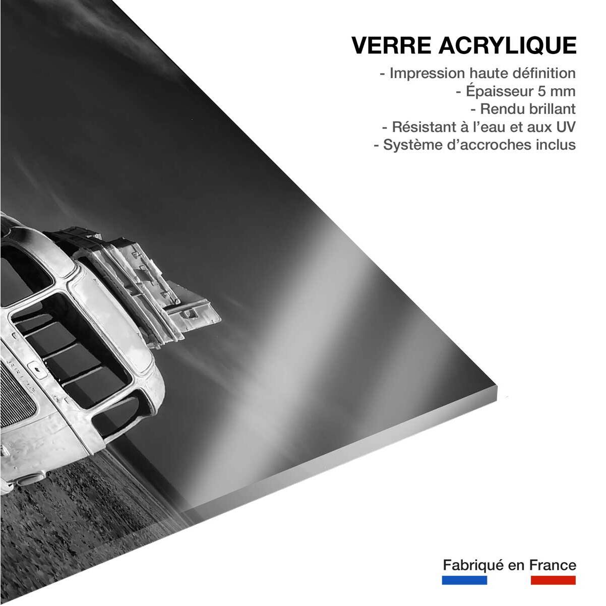 Tableau beached bus Tableau plexiglas