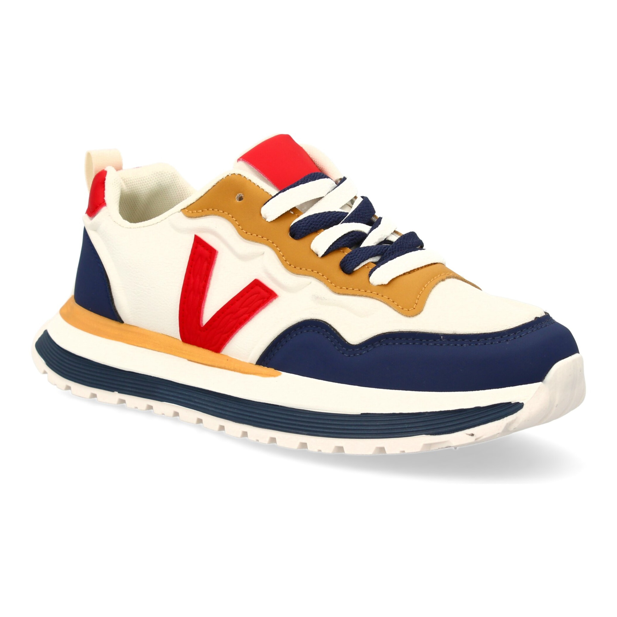 Zapatilla hombre casual con contrastes