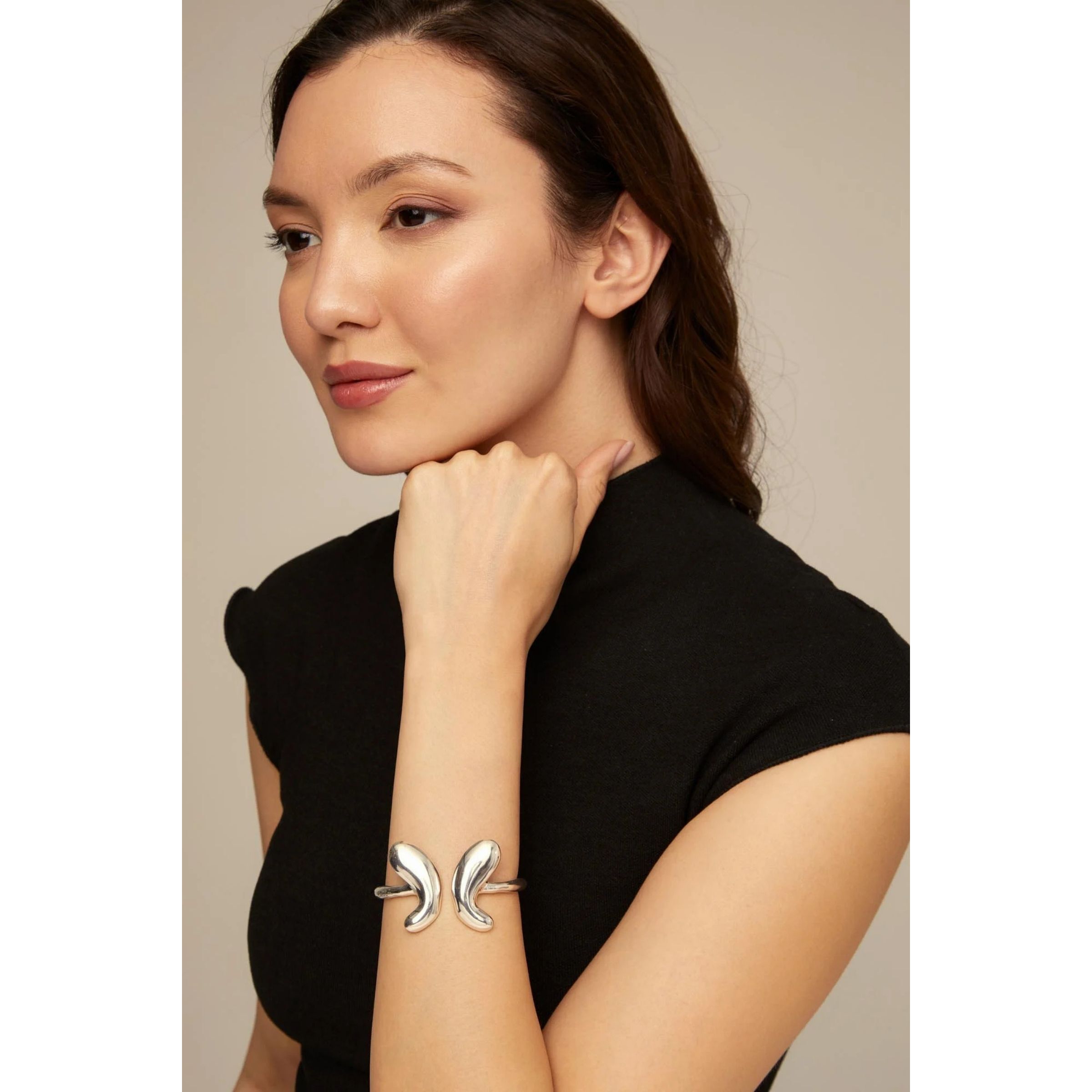 Pulsera wings PLATEADO L