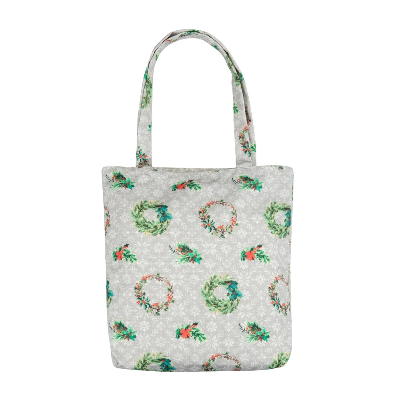 Shopping Bag Coronas Navidad 41x45 Cm