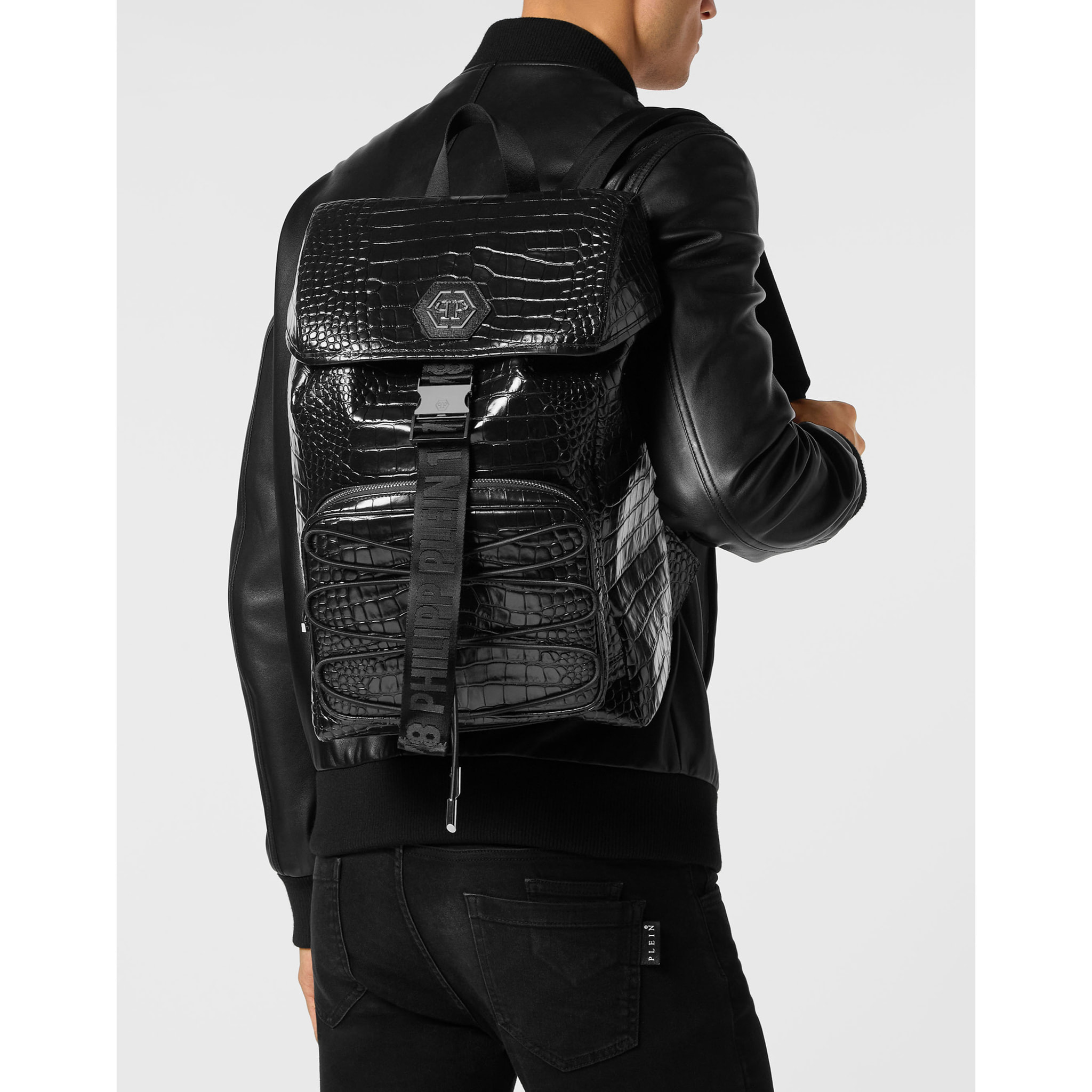 PHILIPP PLEIN Backpack MONOGRAM