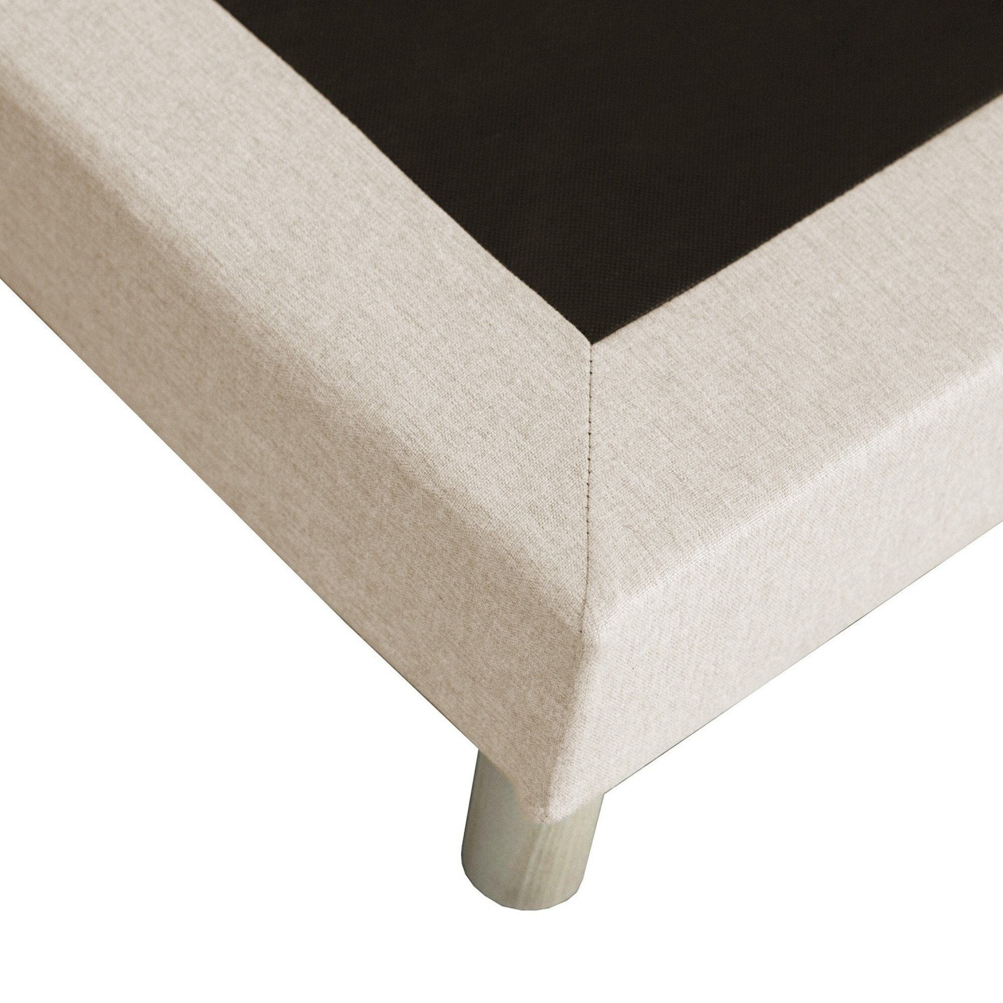 Ensemble matelas mousse haute résilience CALLISTO, H29 cm, accueil mémoire de forme, sommier beige