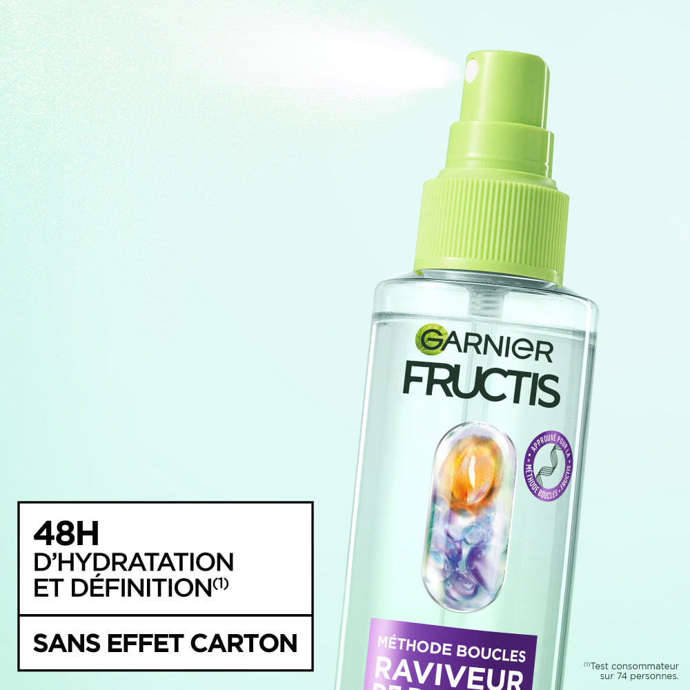 Garnier Fructis Méthode Boucles Spray Hydratant à l'Acide Hyaluronique et beurre de Karité 150 ml