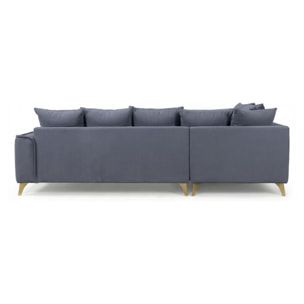 Canapé Tissu Angle Droit Altamo - 4 Places