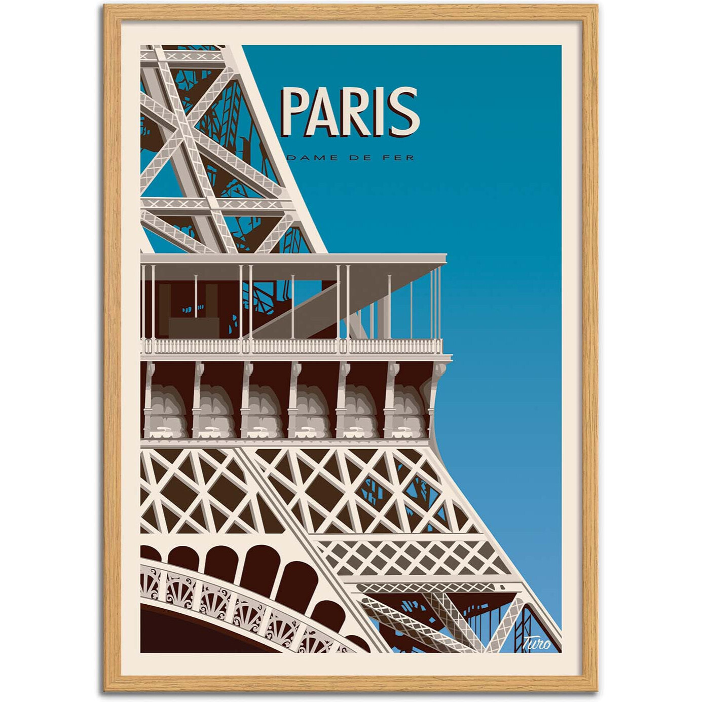 Affiche - Paris - TuroMemoriesStudio