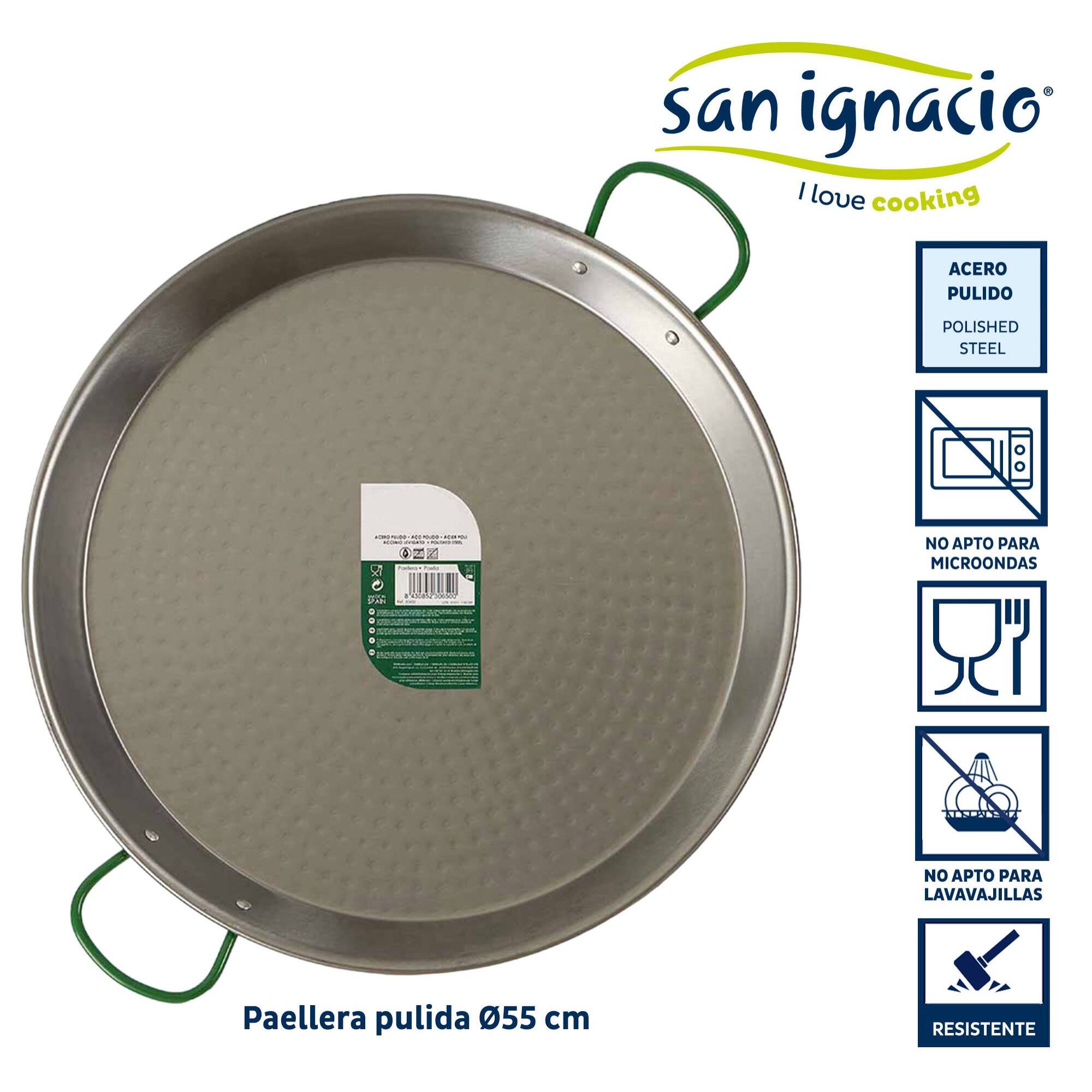 Paellera pulida colección la dehesa