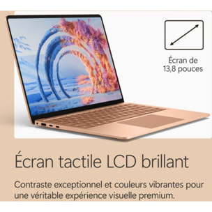 Ordinateur portable MICROSOFT SURFACE LAPTOP 8e DUNE 13,8" Tactile Snapdragon X plus 16 Go RAM LPDDR5x SSD 512 Go Copilot+PC