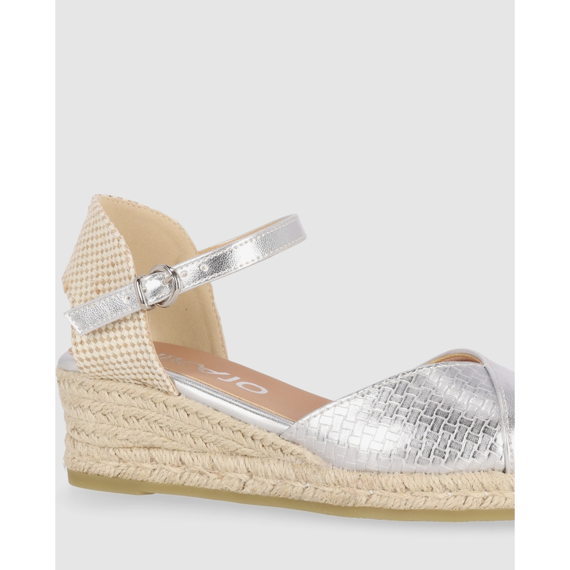 Sandalias - Plata - Tacón: 5 cm