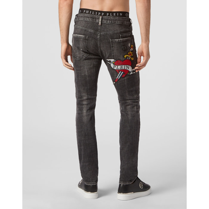 PHILIPP PLEIN Jeans Straight Cut LOVE