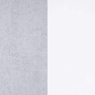 Aparador Loira Blanco Artik (Blanco Mate) - Gris Cemento