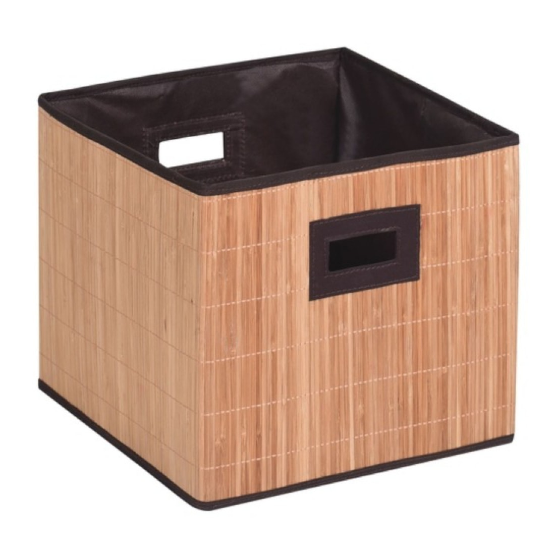 Panier De Rangement Pliant Bambou MSV