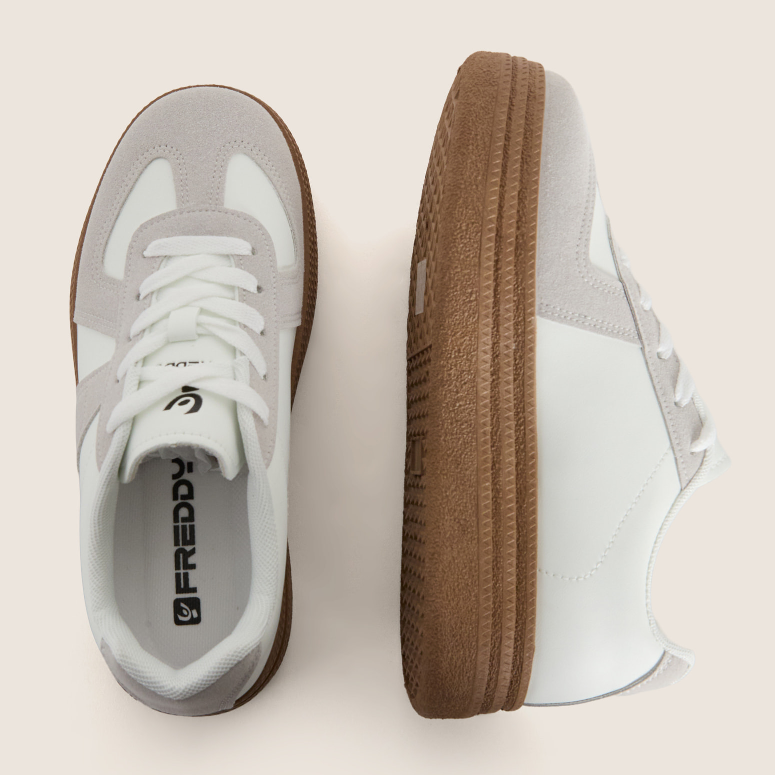 Sneakers Donna Platform Chunky in Similpelle