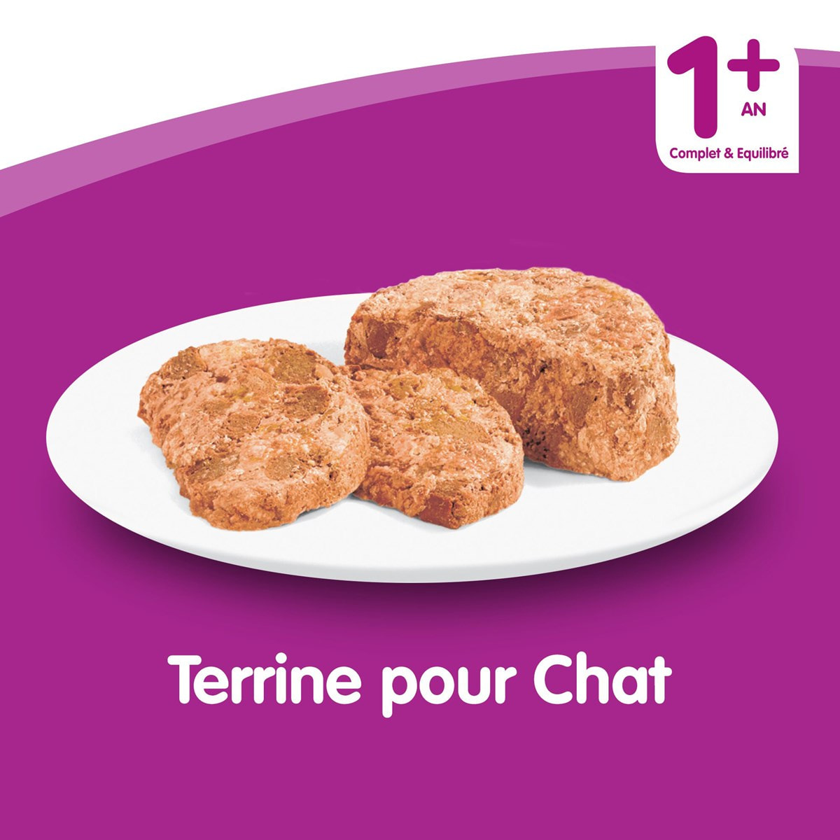 WHISKAS 12 Boîtes en terrine pâtée pour chat 4 variétés 400g (3x4)