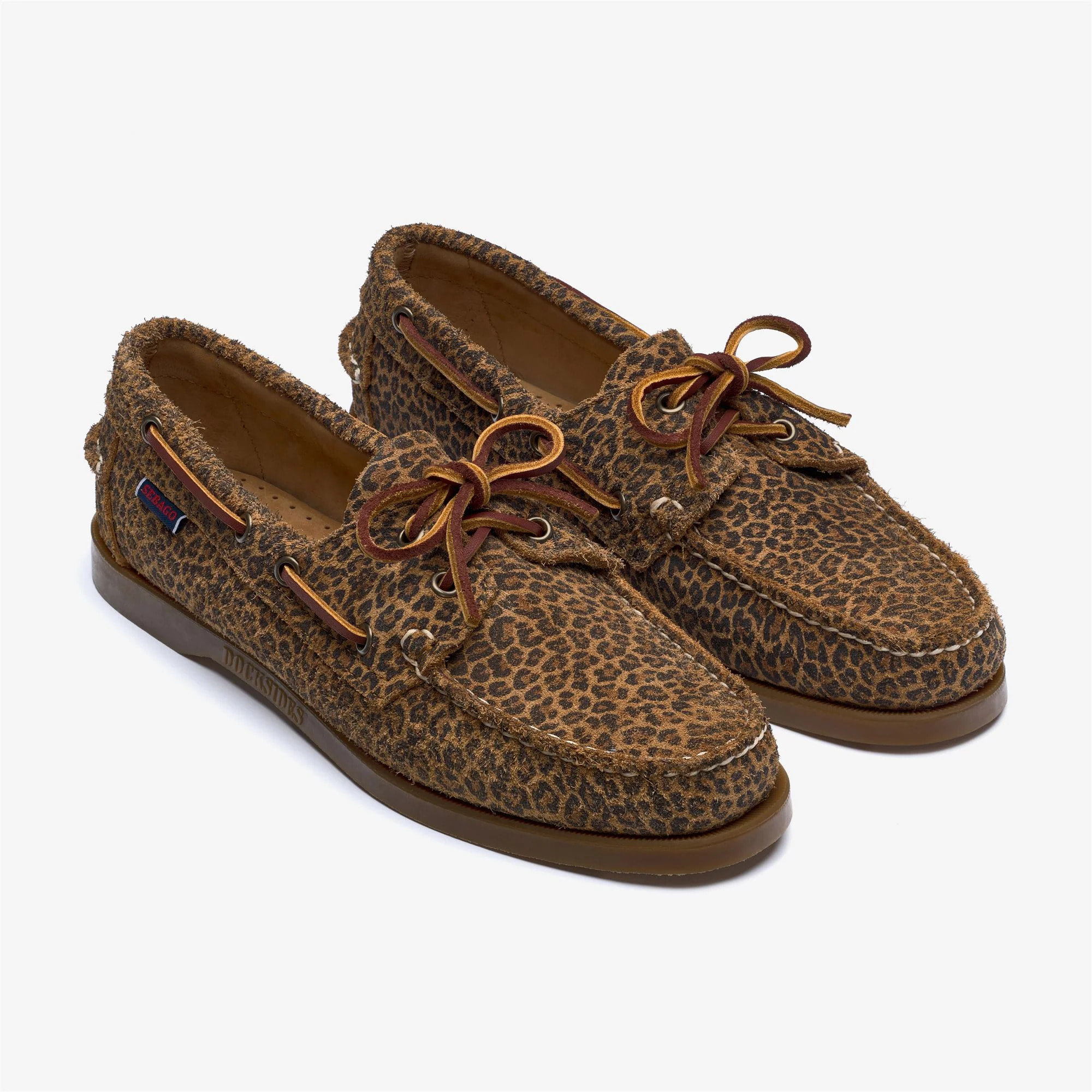 Sebago - Docksides Donna Marrone - Portland Flesh Out Print Woman