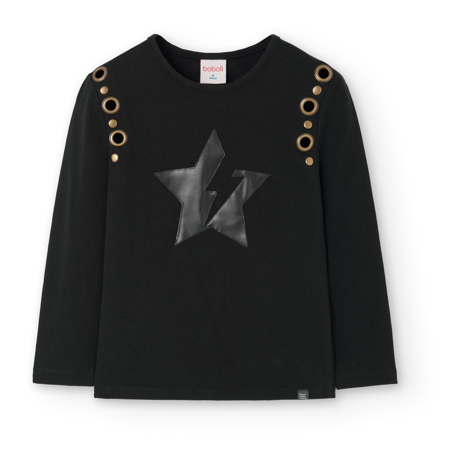 Camiseta punto elástico de niña -BCI