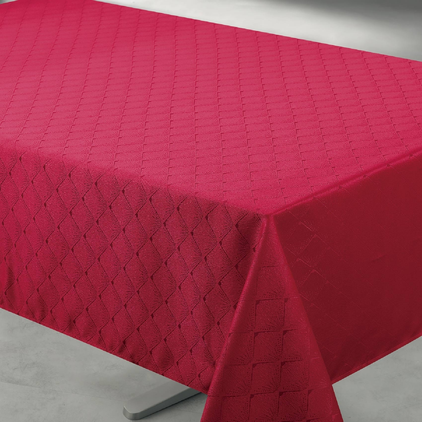 Nappe rectangulaire extérieure esprit bord de mer - Rouge