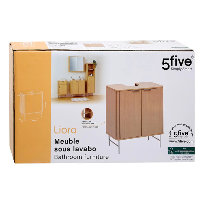 Meuble sous-lavabo 2 portes