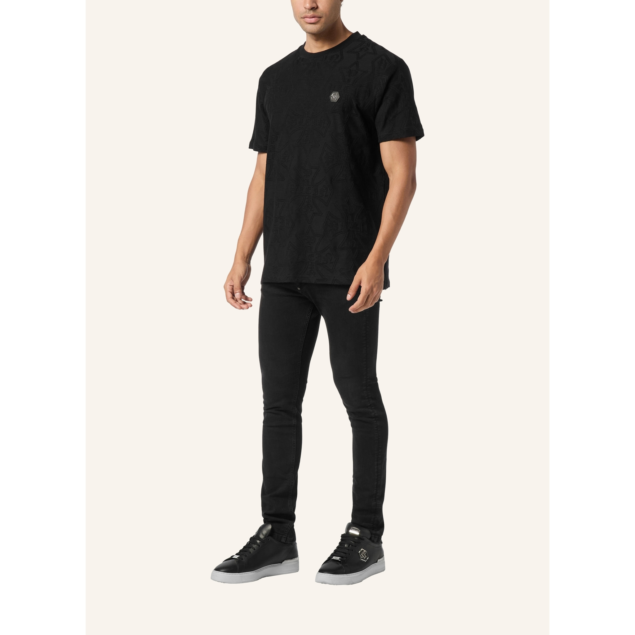 PHILIPP PLEIN Maglietta girocollo Ss CREST