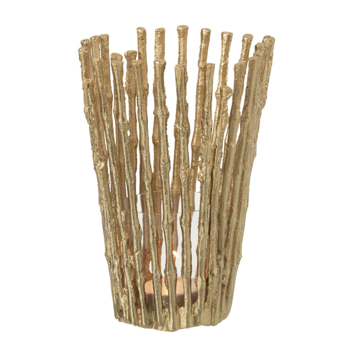 J-Line bougeoir - aluminium - or - large