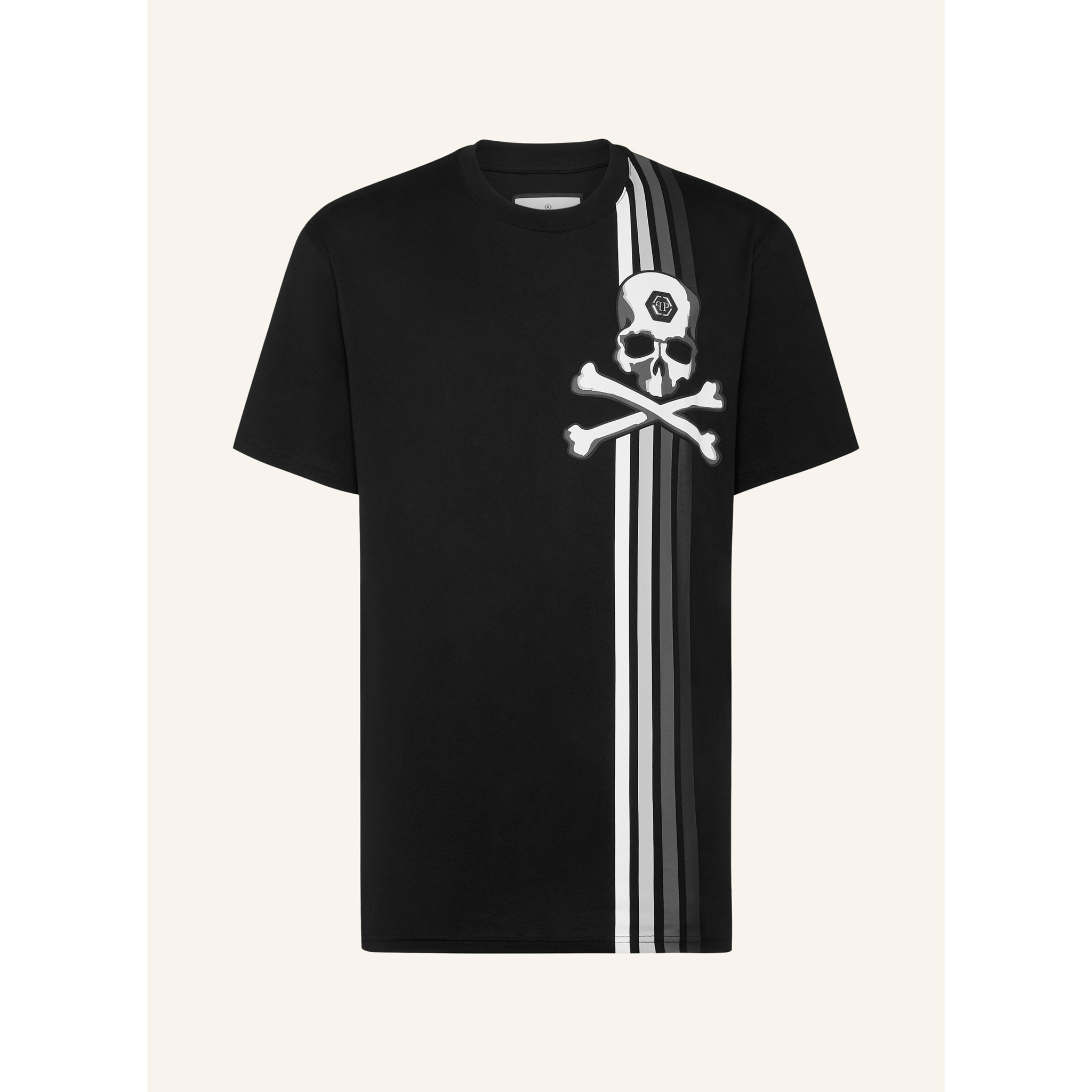 PHILIPP PLEIN T-Shirt Round Neck SKULL&BONES