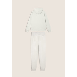 Tuta donna in French Terry Modal con zip e cappuccio