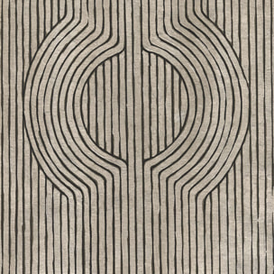 Papier peint graphique bois de cedre Intissé