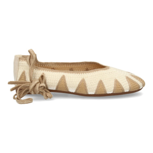 Bailarinas diseño artesanal tejidas a mano