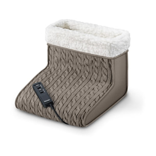 Chauffe-pieds massant 2-en-1