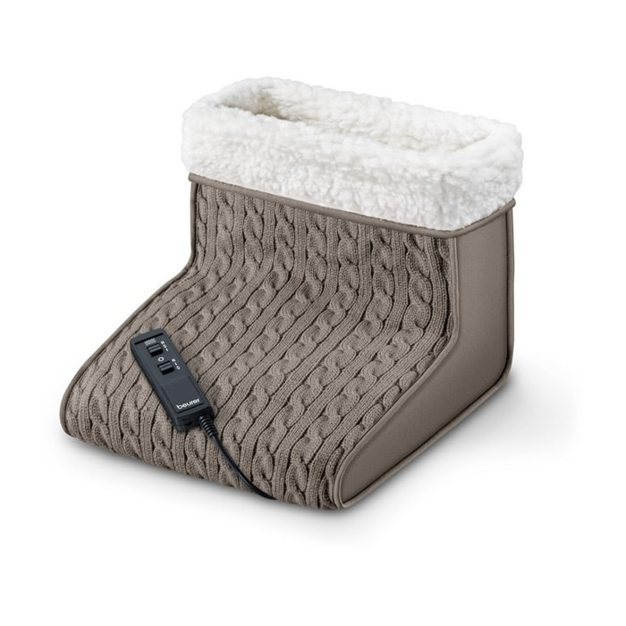 Chauffe-pieds massant 2-en-1