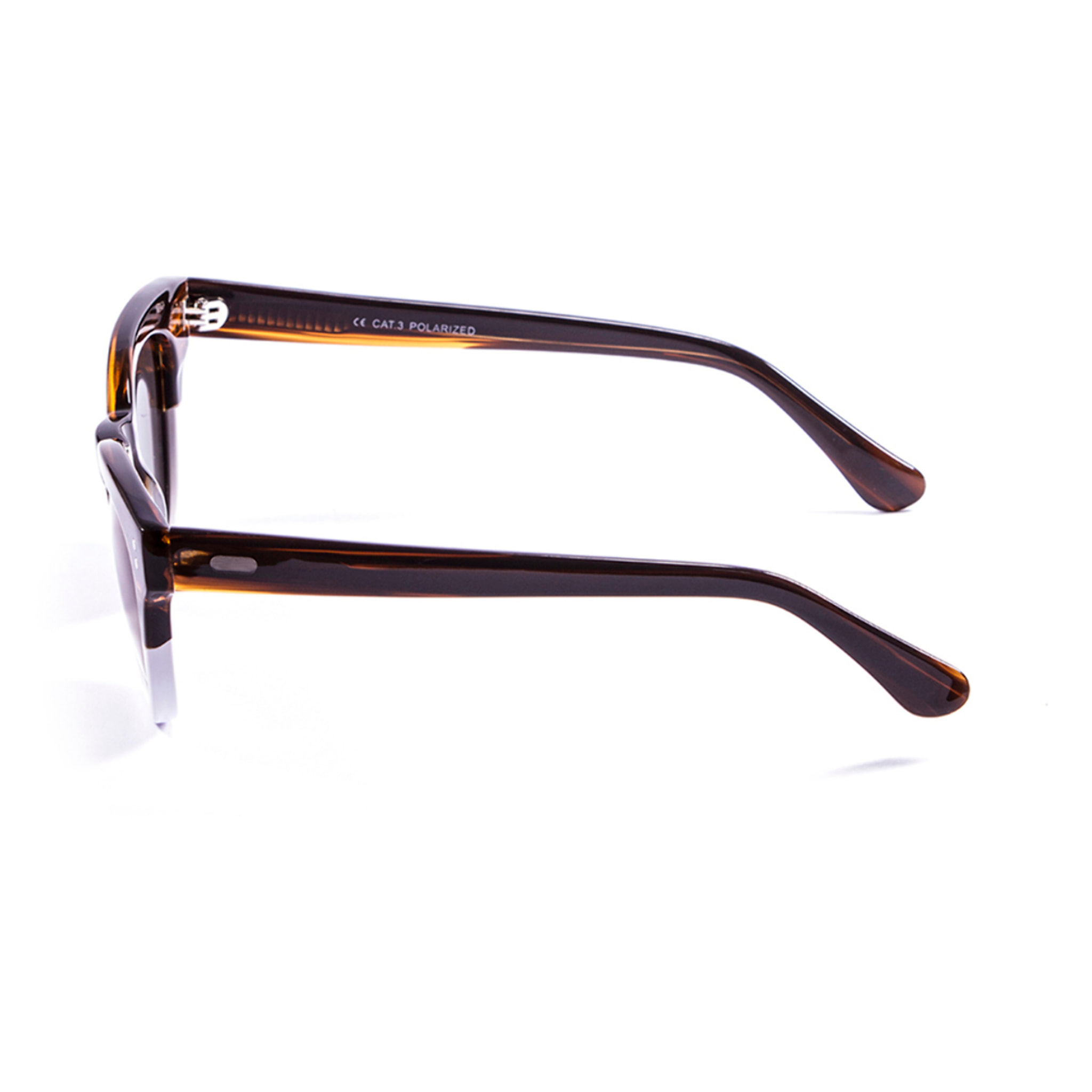 Gafas de sol LENOIR CROISETTE - Marrón y blanco / Ahumada