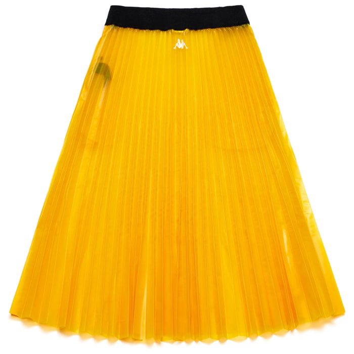 Kappa - Gonne Donna Giallo - KONTROLL SKIRT PLISSE