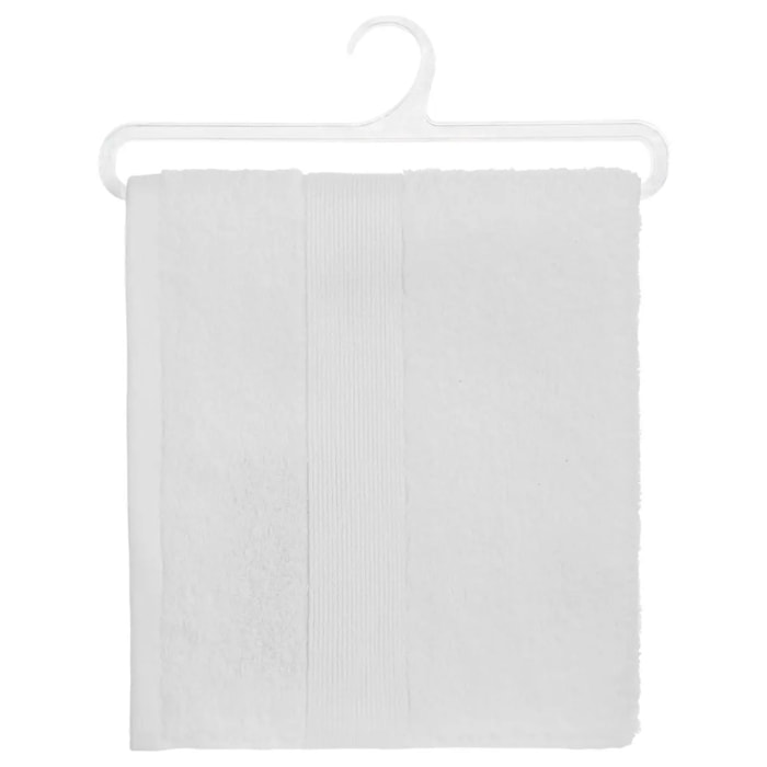 Serviette de toilette "Essentiel" - coton 450 gr/m² - blanc 50x90 cm