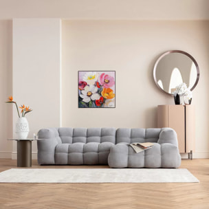 Tableau Frame prairie fleurie 80x80cm Kare Design