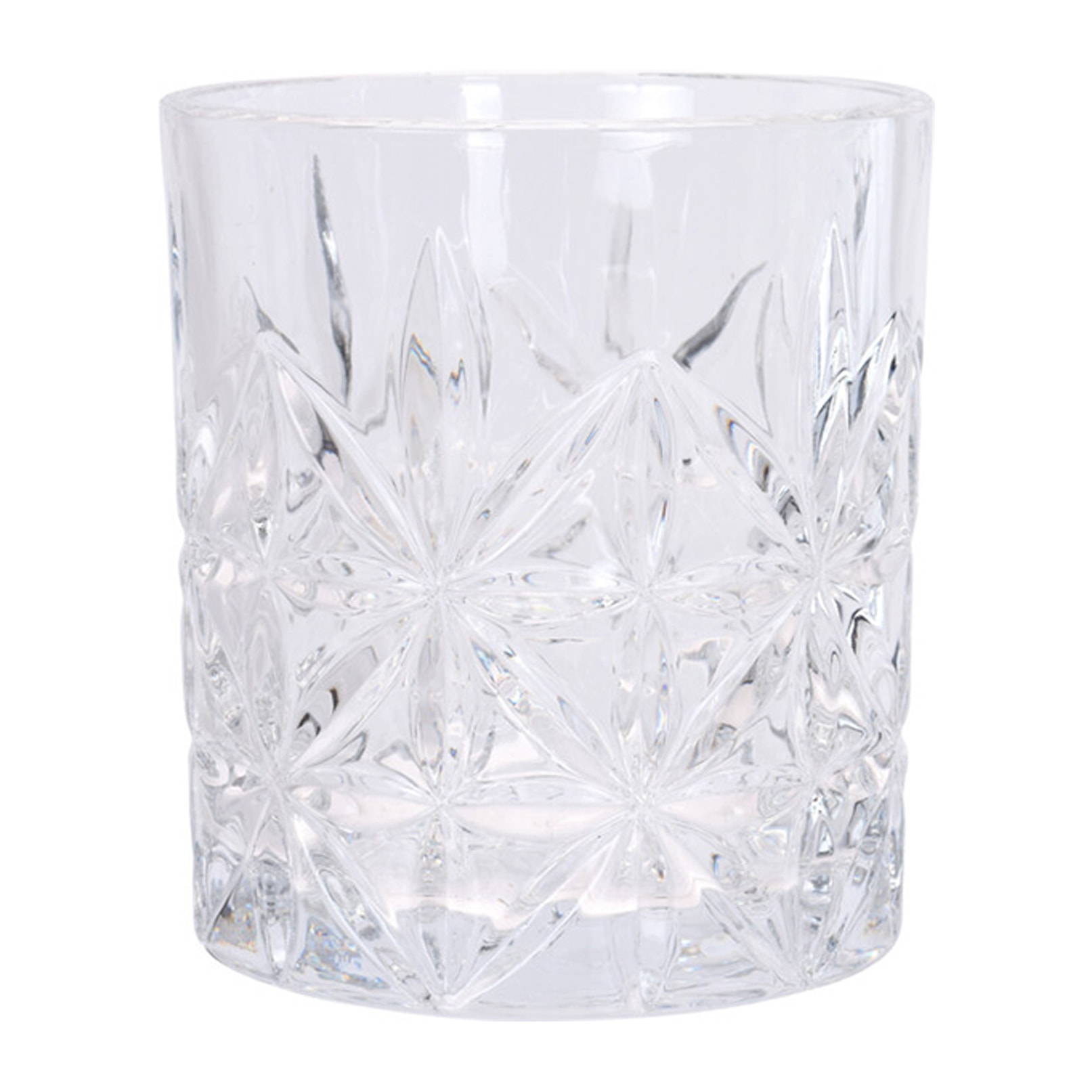 Set de 4 vasos de cristal con capacidad de 230 ml ø7,5x8cm