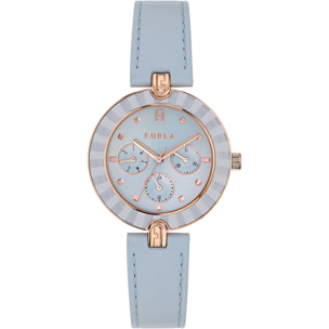 Furla Montre Analogique A Quartz Furla Logo Links Multifunction