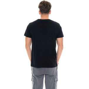 T-shirt uomo a manica corta in cotone, stampa Leone 1947 Graphics