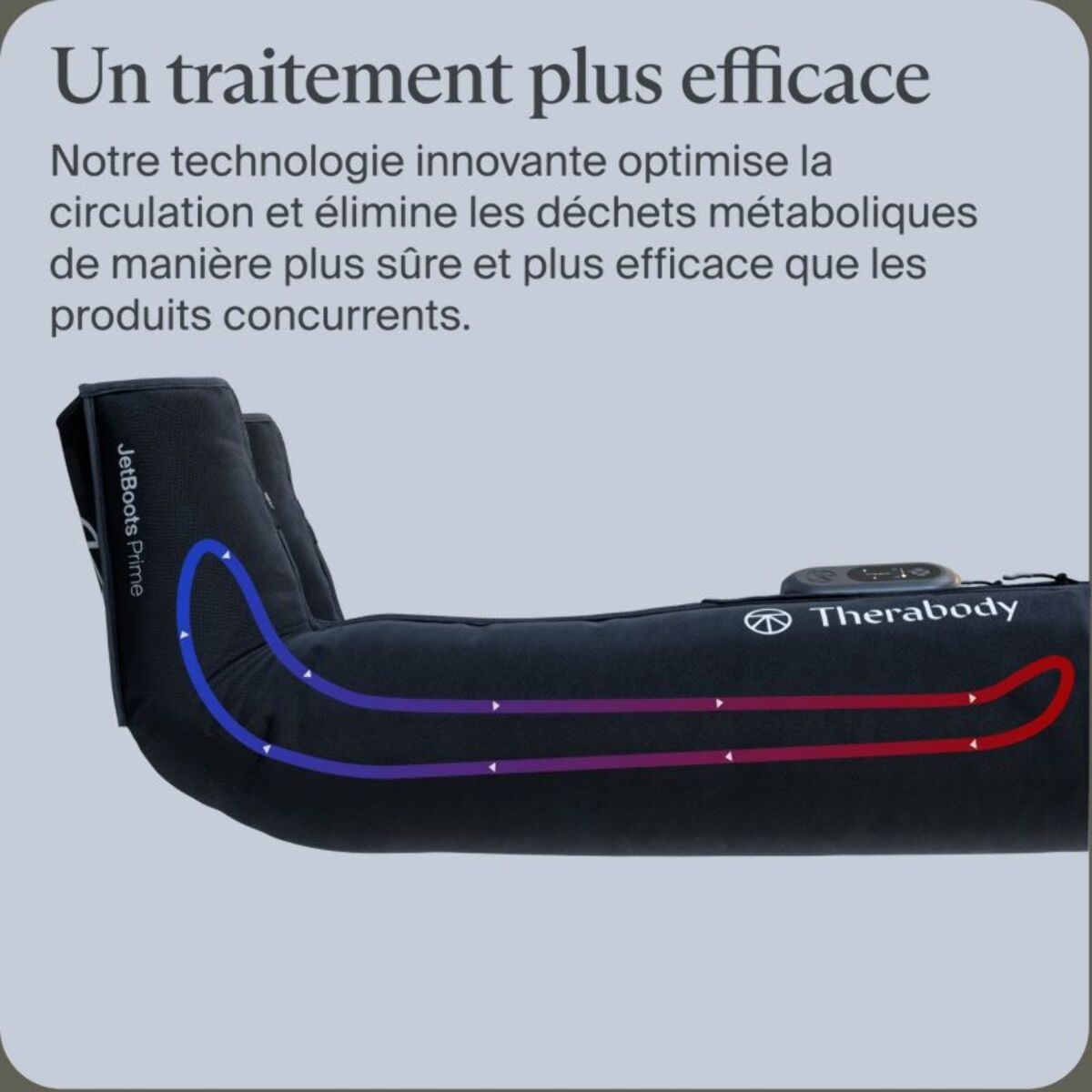 Bottes de pressothérapie THERABODY de compression Jetboots Prime - M
