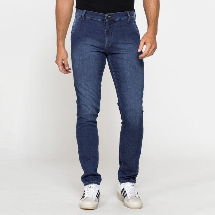 JEANS CHINO MOD. 724 RELAX IN DENIM PLAY ELASTICIZZATO