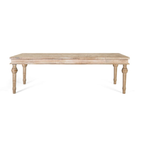 Mesas de Comedor de Madera de Mango 200 Cm Estilo Rústico Vintage